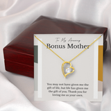 To My Amazing Bonus Mother | Forever Love Necklace