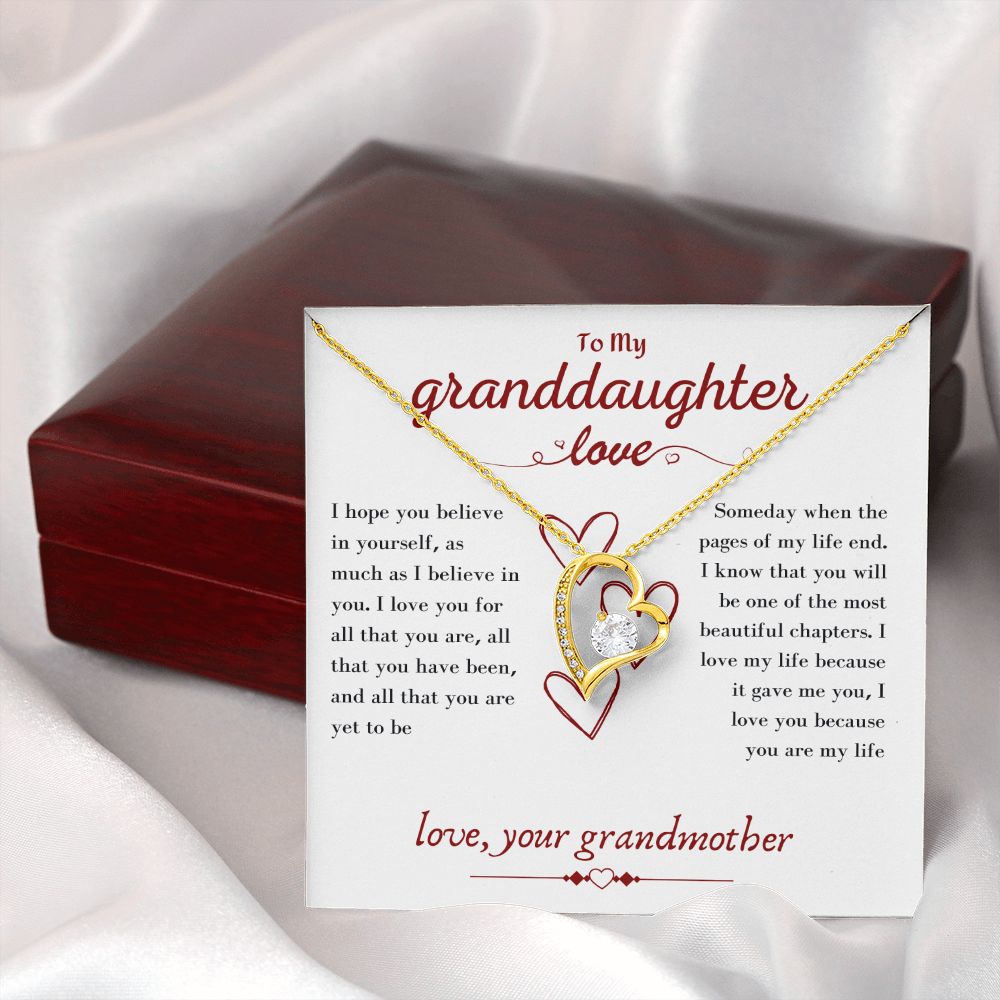 A Beautiful Forever Love Necklace Gift From Grandmother To Granddaughter