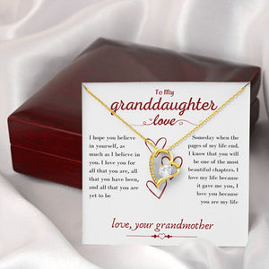 A Beautiful Forever Love Necklace Gift From Grandmother To Granddaughter