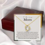 To My Loving Mom | Spread My Wings | Forever Love Necklace