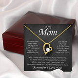 To My Mom | Remember I Love You | Forever Love Necklace