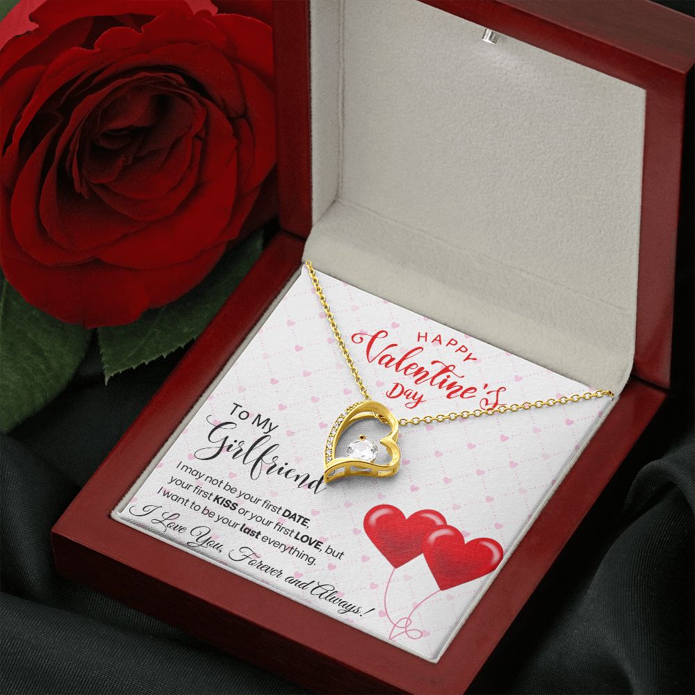 To My Girlfriend - Forever Love Necklace - Red Balloons Gift For Mom, necklace For Wife, Gift For Mother's Day
