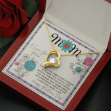 To My Mom | I Love You | Forever Love Necklace