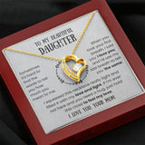 To My Beautiful Daughter, Love and Light, Forever Love Necklace