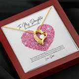 To My Daughter from Dad Valentine's Day Forever Love Necklace