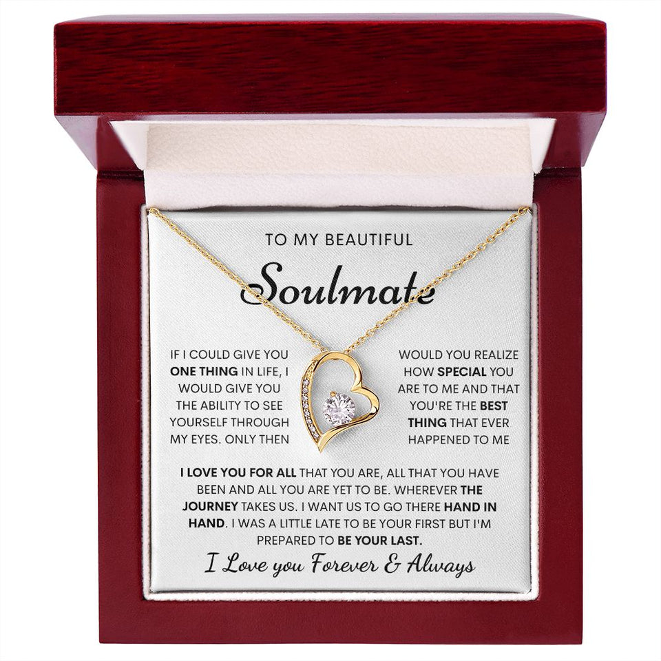 Soulmate Necklace- Hand in Hand Forever Love