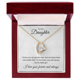 To My Daughter - Always My Baby Girl Forever Love Necklace