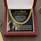 To My Dad | My Forever Hero | Cuban Link Chain