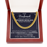 To My Husband - You Are The Source Of My Joy - Cuban Link Necklace, Cuban Link Chain