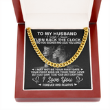 To My Husband Cuban Link Chain Gift, Anniversary Gift for Husband, Gift Ideas for Husband, Christmas Valentines Gift Ideas