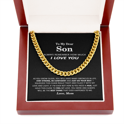 Son I Confident I Cuban Link Chain