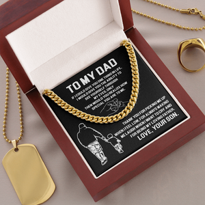 Dad Thank You For Being My Loving Father | Cuban Link Chain
