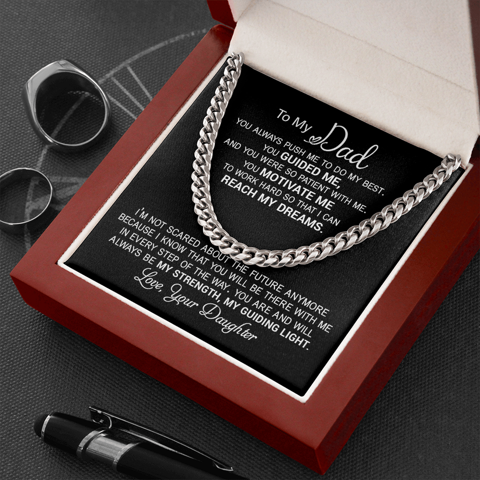To My Dad | Reach My Dreams | Cuban Link Chain