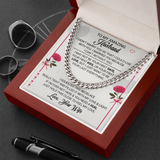 To My Amazing Husband - I Married You Because I Cant Live Without You - Cuban Link Necklace, Cuban Link Chain