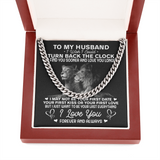 To My Husband Cuban Link Chain Gift, Anniversary Gift for Husband, Gift Ideas for Husband, Christmas Valentines Gift Ideas