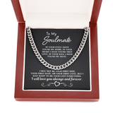 Gift for Soulmate - I Want To Be Your Last Everything Necklace, Necklace for Husband, Boyfriend, Birthday Gift, Anniversary, Father's Day Gift, Cuban Link Chain