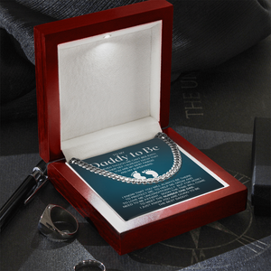 Gold Cuban Link Chain, Necklace, Jewelry, Daddy To Be Gift From Bump, Father's Day Gift From Bump