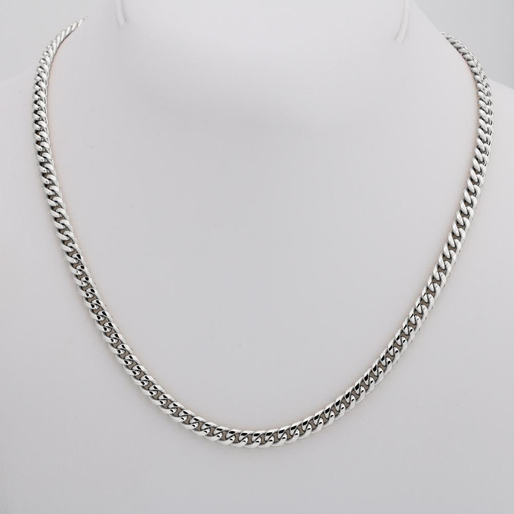 To My Man Cuban Link Chain Necklace, Gift for Man, Christmas Gift for Husband, Boyfriend Gift Ideas