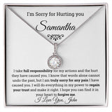 Personalized I'm Sorry Eternal Hope Necklace