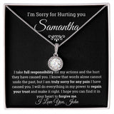 I'm Sorry Eternal Hope Necklace- Personalized Apology Gift for her