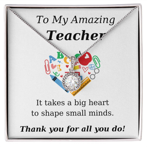Amazing Teacher Appreciation Gift Eternal Hope Necklace