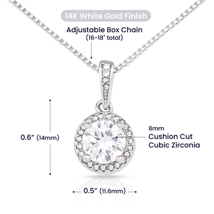 German Es tut mir leid Eternal Hope Necklace, Im sorry for hurting you , Apology, forgiveness gift, es tut mir leid geschenk