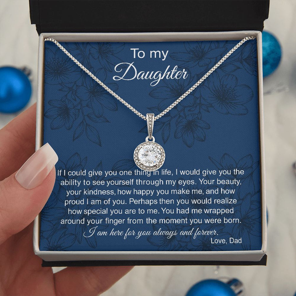 To My Daughter (From Dad) | Never Forget That | Eternal Hope Necklace