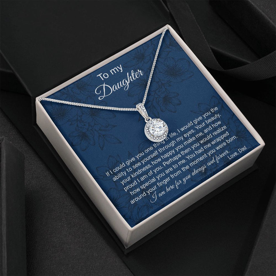 To My Daughter (From Dad) | Never Forget That | Eternal Hope Necklace