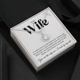 To My Wife | I Am Proud To Be Yours | Eternal Hope Necklace | Christmas Gifts Ideas for Wife