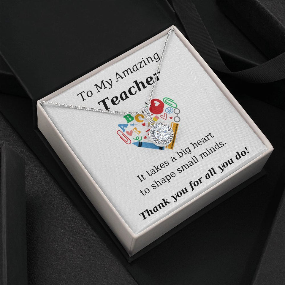 Amazing Teacher Appreciation Gift Eternal Hope Necklace