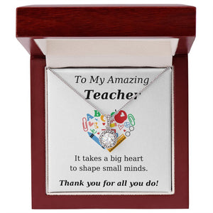 Amazing Teacher Appreciation Gift Eternal Hope Necklace