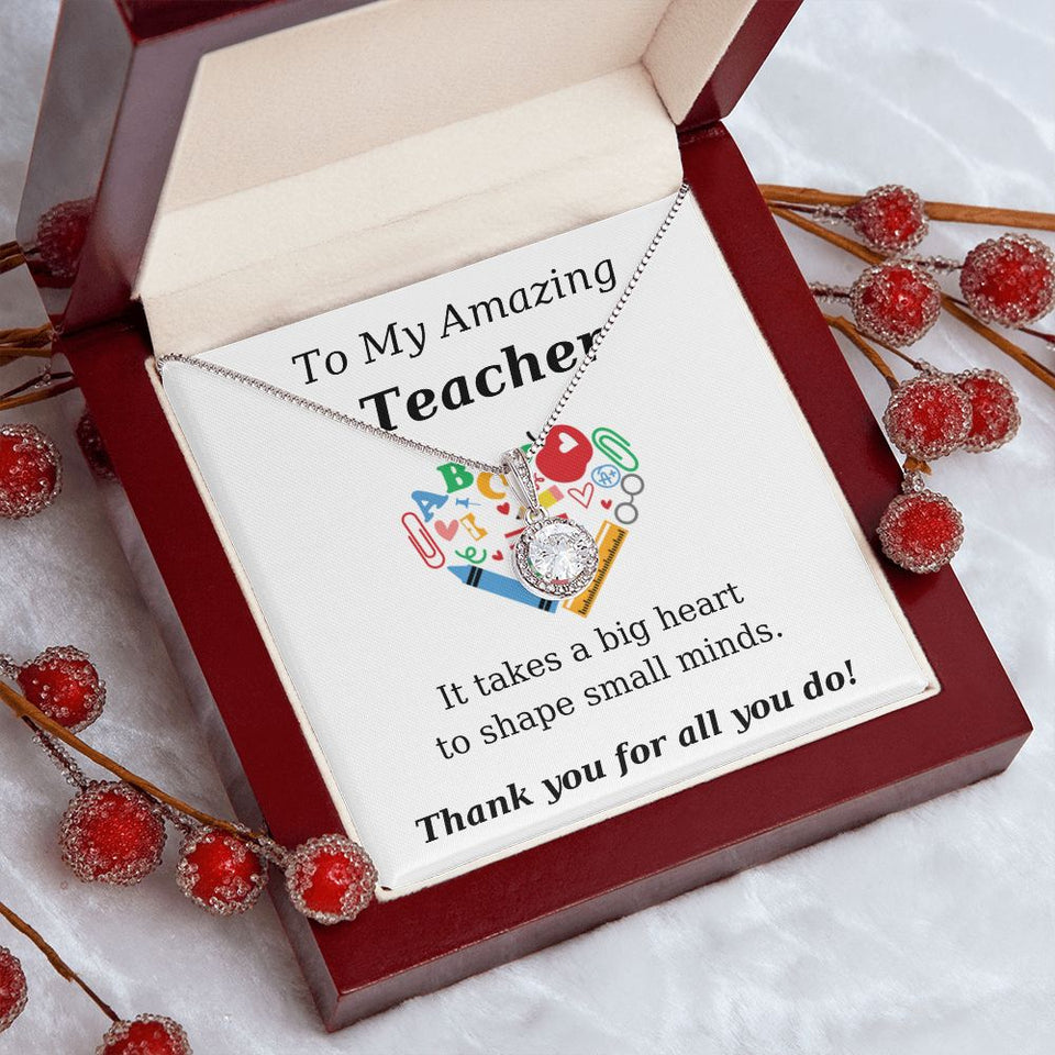 Amazing Teacher Appreciation Gift Eternal Hope Necklace