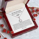 German Es tut mir leid Eternal Hope Necklace, Im sorry for hurting you , Apology, forgiveness gift, es tut mir leid geschenk
