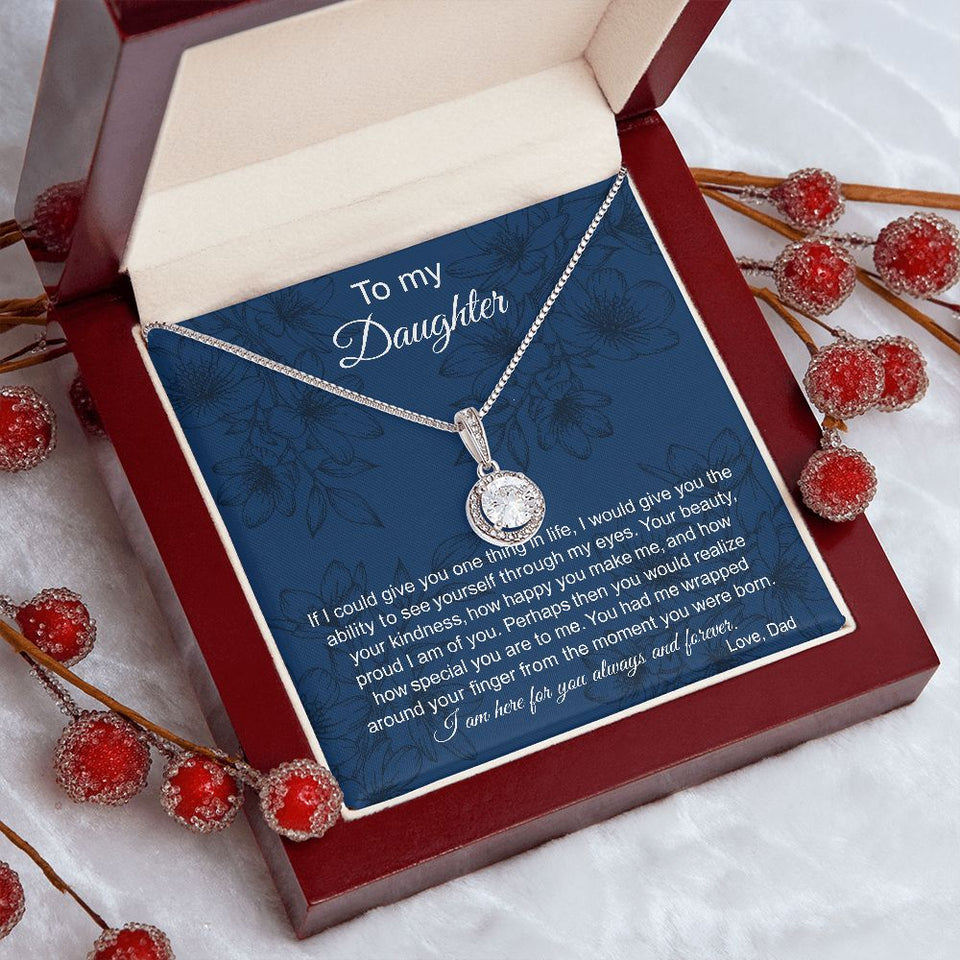To My Daughter (From Dad) | Never Forget That | Eternal Hope Necklace