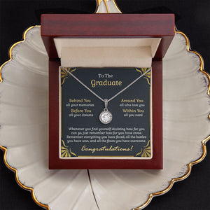 Graduation Gift For Her - Within You All You Need - Eternal Hope Necklace | Gift for New Graduate
