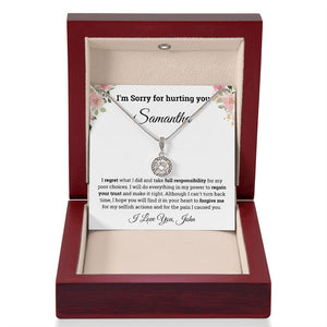 Personalized I'm Sorry for hurting you Eternal Hope Necklace