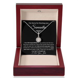 I'm Sorry Eternal Hope Necklace- Personalized Apology Gift for her