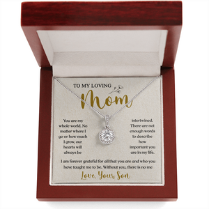 To My Loving Mom, You Are Important To Me - Eternal Hope Necklace