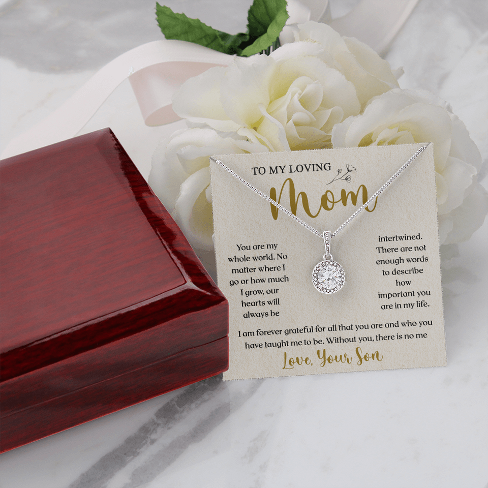 To My Loving Mom, You Are Important To Me - Eternal Hope Necklace