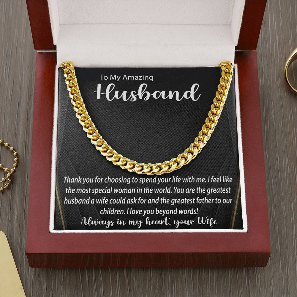 Cuban Link Chain Necklace Surprise Your Husband With This Perfect Gift