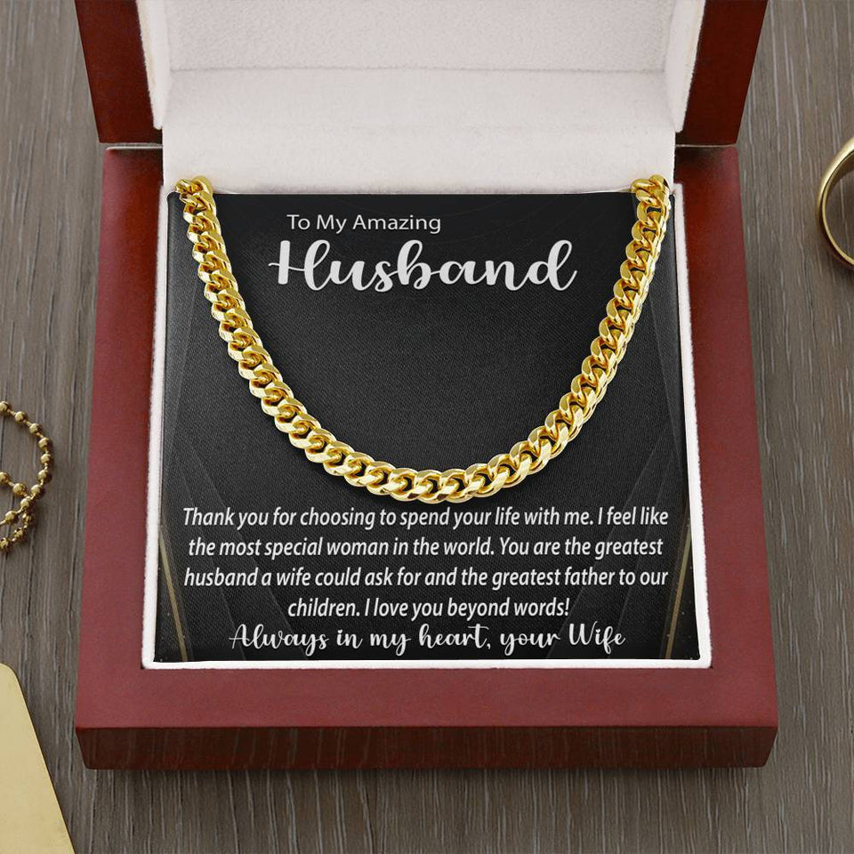 Cuban Link Chain Necklace Surprise Your Husband With This Perfect Gift
