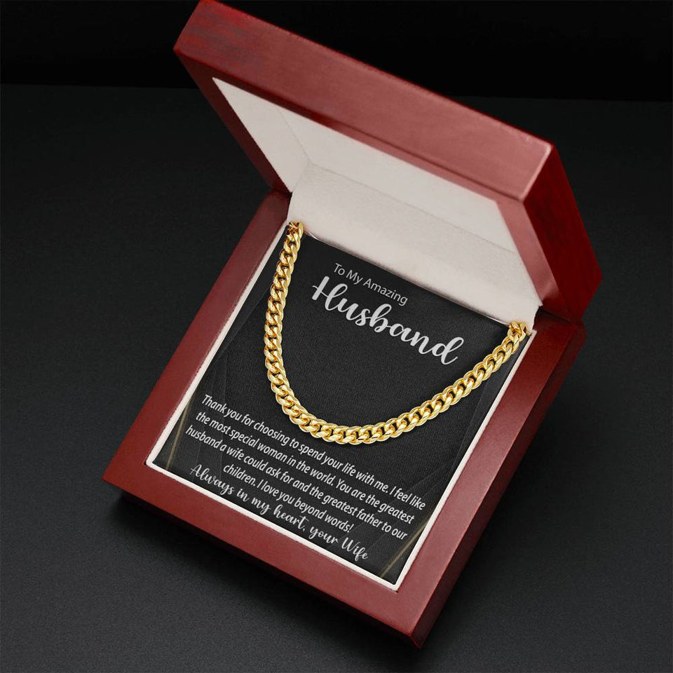 Cuban Link Chain Necklace Surprise Your Husband With This Perfect Gift
