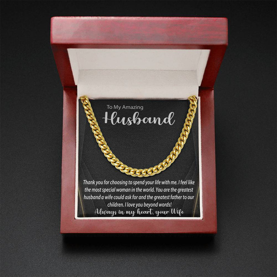 Cuban Link Chain Necklace Surprise Your Husband With This Perfect Gift