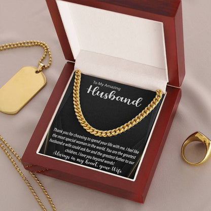 Cuban Link Chain Necklace Surprise Your Husband With This Perfect Gift