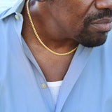 Baby Bump To My Daddy Cuban Link Chain - Love, Kisses & Kicks From Mommy's Tummy, Father's Day Gift, Birthday Gift for Husband