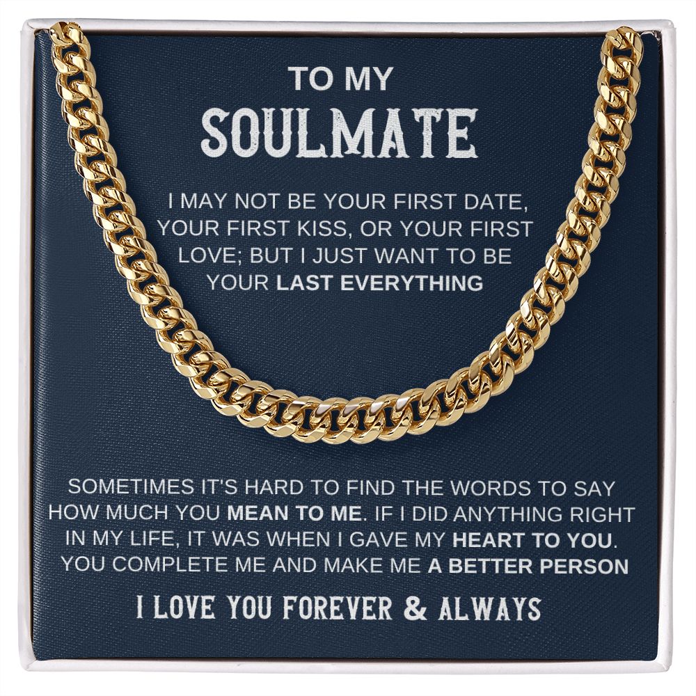 Soulmate Forever: Cuban Link Necklace