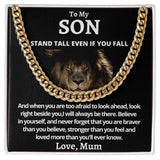 Cuban Link Chain (Stainless Steel) Gift For Son Gift For Mom, necklace For Wife, Gift For Mother's Day