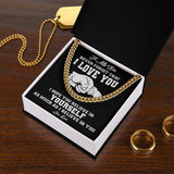 My Son | Never Forget - Cuban Link Chain Gift For Mom, necklace For Wife, Gift For Mother's Day