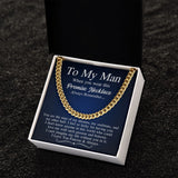 To My Man - The Man Of My Dreams, Cuban Link Chain