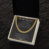 Cuban Link Chain Gift For Boyfriend. Gift For Mom, necklace For Wife, Gift For Mother's Day